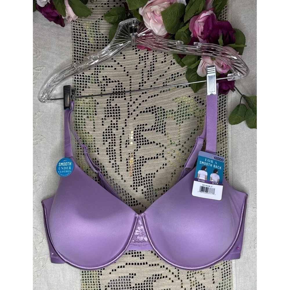 Vanity Fair Radiant Collection Bra Womens 44DD Honey Beige Smooth 2-Ply Lined